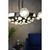 SM23743BGPS - Cosmo 12-Light LED Suspension Chandelier Plated Silver - Studio M