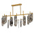 SM24825ARYNAB - Megalith Stone 5-Light LED Linear Pendant 3000K - Studio M