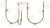 SM24963TP - Contour MTO Flush Mount Chandelier Taupe - Studio M