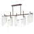 SM24825WABBZ - Megalith Stone 5-Light 47" LED Linear Pendant 3000K - Studio M