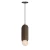 SM24603BBZ - Stitched 6" LED Down-Light Mini Pendant Brushed Bronze - Studio M