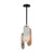 SM24811VSBBZ - Megalith Stone 7" LED Stem Hung Pendant Brushed Bronze - Studio M