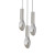 SM30143WTSN - Burgeon LED Multi-Light Pendant Satin Nickel - Studio M