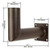 BRACKET1A/WALL90DEGTENON/BZ - Wall Pack 120-277V Bronze - Sylvania