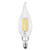 LED7.5B10CBENTDIM935CL13YTLRP2 - B10 LED Bulb 3500K - Sylvania