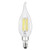 LED8B10CBENTDIM935CL13YTLRP2 - 8W LED B10 Bulb 3500K - Sylvania