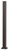 POLESQS2B/12/11G4IN/D3BZ - 12 ft Square Straight Pole - Sylvania