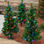 WGC-75489 - 3' Multicolor LED Winchester Fir Walkway Tree, 100 Lights - Red Sleigh