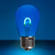 WGC-75732 - S14 Blue LED FlexFilament Transparent Glass Bulbs, 5-Pack - Wintergreen Corporation