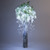 WGC-76589 - 79" Silver Lighted Willow Falling Branches, Cool White LED, Twinkle, 736 Lights - Wintergreen Corporation