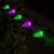 WGC-77337 - C7 Purple/Green LED Commercial Halloween Lights, 200 Lights, 200', Black Wire, 12" Spacing - Wintergreen Corporation