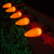WGC-80128 - C9 Amber LED Commercial Lights, 100 Lights, 100', Green Wire, 12" Spacing - Wintergreen Corporation