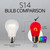 WGC-81598 - S14 Multicolor LED FlexFilament Shatterproof Bulbs, 5-Pack - Wintergreen Corporation