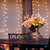 WGC-81704 - 15" Silver Starburst Lighted Branches with Leaves, Warm White LED, 100 Lights - Wintergreen Corporation