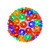 WGC-82840 - 6" 5mm Multicolor LED Starlight Sphere, 70 Lights, Green Wire - Wintergreen Corporation