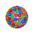 WGC-82862 - 7.5" 5mm Multicolor LED Starlight Sphere, 120 Lights, Green Wire - Wintergreen Corporation