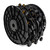 WGC-83273 - E26 Medium Light Patio Stringer, 10 Amp SJTW, 330', Black Wire, 24" Spacing, with Drops - Wintergreen Corporation
