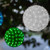 WGC-84274 - 10" T5 Cool White LED Starlight Sphere, 150 Lights, Green Wire - Wintergreen Corporation