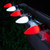 WGC-84490 - C9 Red/Cool White LED Commercial Smooth Christmas Lights, 50 Lights, 50', Green Wire, 12" Spacing - Wintergreen Corporation