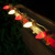 WGC-84495 - C7 Red/Warm White LED Commercial Smooth Christmas Lights, 100 Lights, 100', White Wire, 12" Spacing - Wintergreen Corporation