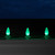 WGC-84621 - C9 Green LED Commercial Smooth Christmas Lights, 25 Lights, 25', White Wire, 12" Spacing - Wintergreen Corporation