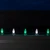 WGC-84693 - C9 Green/Cool White LED Commercial Smooth Christmas Lights, 50 Lights, 50', White Wire, 12" Spacing - Wintergreen Corporation