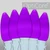 WGC-84720 - C9 Purple LED Commercial Smooth Christmas Lights, 50 Lights, 50', White Wire, 12" Spacing - Wintergreen Corporation