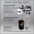 WGC-84770 - 15' Warm White LED Commercial Patio String Light Set with 10 ST64 Fairy Light Bulbs, Black Wire, 18" Spacing, with Drops - Wintergreen Corporation
