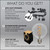 WGC-84782 - 15' Warm White LED FlexFilament Commercial Patio String Light Set with 10 G95 Edison Bulbs, Black Wire, 18" Spacing, with Drops - Wintergreen Corporation