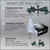 WGC-84787 - C9 Cool White LED Commercial Christmas Pathway Lights, 5" Stakes, 25 Lights, 25', Green Wire, 12" Spacing - Wintergreen Corporation
