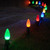 WGC-84800 - C9 Multicolor LED Commercial Smooth Christmas Pathway Lights, 5" Stakes, 50 Lights, 50', Green Wire, 12" Spacing - Wintergreen Corporation