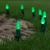 WGC-84833 - C7 Green LED Commercial Christmas Pathway Lights, 5" Stakes, 25 Lights, 25', Green Wire, 12" Spacing - Wintergreen Corporation
