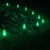 WGC-84833 - C7 Green LED Commercial Christmas Pathway Lights, 5" Stakes, 25 Lights, 25', Green Wire, 12" Spacing - Wintergreen Corporation