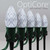 WGC-84846 - C7 Cool White LED Commercial Christmas Pathway Lights, 5" Stakes, 100 Lights, 100', Green Wire, 12" Spacing - Wintergreen Corporation