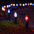 WGC-85146 - C7 Multicolor LED Commercial Shatterproof Patriotic Pathway Lights, 5" Stakes, 15 Lights, 15', Black Wire, 12" Spacing - Wintergreen Corporation