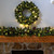 WGC-85558 - 60" 5mm Warm White LED Commercial Oregon Fir Prelit Wreath, 200 Lights - Red Sleigh