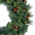 WGC-85802 - 36" 5mm Warm White LED Commercial Mixed Noble Prelit Wreath, 100 Lights - Red Sleigh