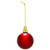 WGC-85910 - 2" Red Commercial Shatterproof Ornament, Candy Finish, 12-Pack - Red Sleigh