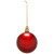 WGC-85913 - 2.75" Red Commercial Shatterproof Ornament, Candy Finish, 6-Pack - Red Sleigh