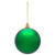 WGC-85944 - 4" Green Commercial Shatterproof Ornament, Matte Finish, 24-Pack - Red Sleigh