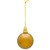 WGC-85994 - 2" Gold Commercial Shatterproof Ornament, Matte Finish, 12-Pack - Red Sleigh
