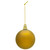 WGC-85997 - 2.75" Gold Commercial Shatterproof Ornament, Matte Finish, 6-Pack - Red Sleigh