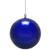 WGC-86088 - 8" Blue Commercial Shatterproof Ornament, Candy Finish, 12-Pack - Red Sleigh