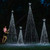 WGC-87426 - 6' Cool White LED Animated Outdoor Lightshow Tree, Black Frame, 360 Lights - Wintergreen Corporation