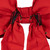 WGC-87464 - 15" Red Structural 3D Canvas Bow - Red Sleigh