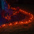 WGC-87671 - C7 Amber LED Commercial Smooth Halloween Pathway Lights, 5" Stakes, 25 Lights, 25', Black Wire, 12" Spacing - Wintergreen Corporation