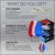 WGC-87848 - 75' Multicolor LED Commercial Patio String Light Set with 75 C9 Red, White and Blue Lights, E17 Base, 12" Spacing, Faceted - Wintergreen Corporation
