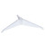 VIC-A104031LED - 30" x 17" Sparkle White Pencil LED 50 Warm White - Vickerman