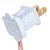 VIC-A104031LED - 30" x 17" Sparkle White Pencil LED 50 Warm White - Vickerman
