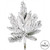 VIC-A128202-4 - 18" Flocked Snow Ridge Spray 12T, 4-Pack - Vickerman